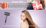 VIVID Professional airflow Salon Leafless DYSON Supersonic design Blower Fast Hairdryer 1500-1800W, 3 precise speed ,4 precise heat settings with 5 Magnetic attachments for quick drying and efficient styling. FUCHSIA